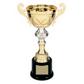 Cup Trophy, Gold - 10" Tall